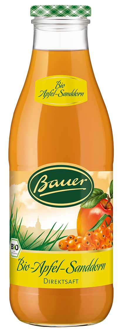 Bauer  Bio-Apfel-Sanddornsaft