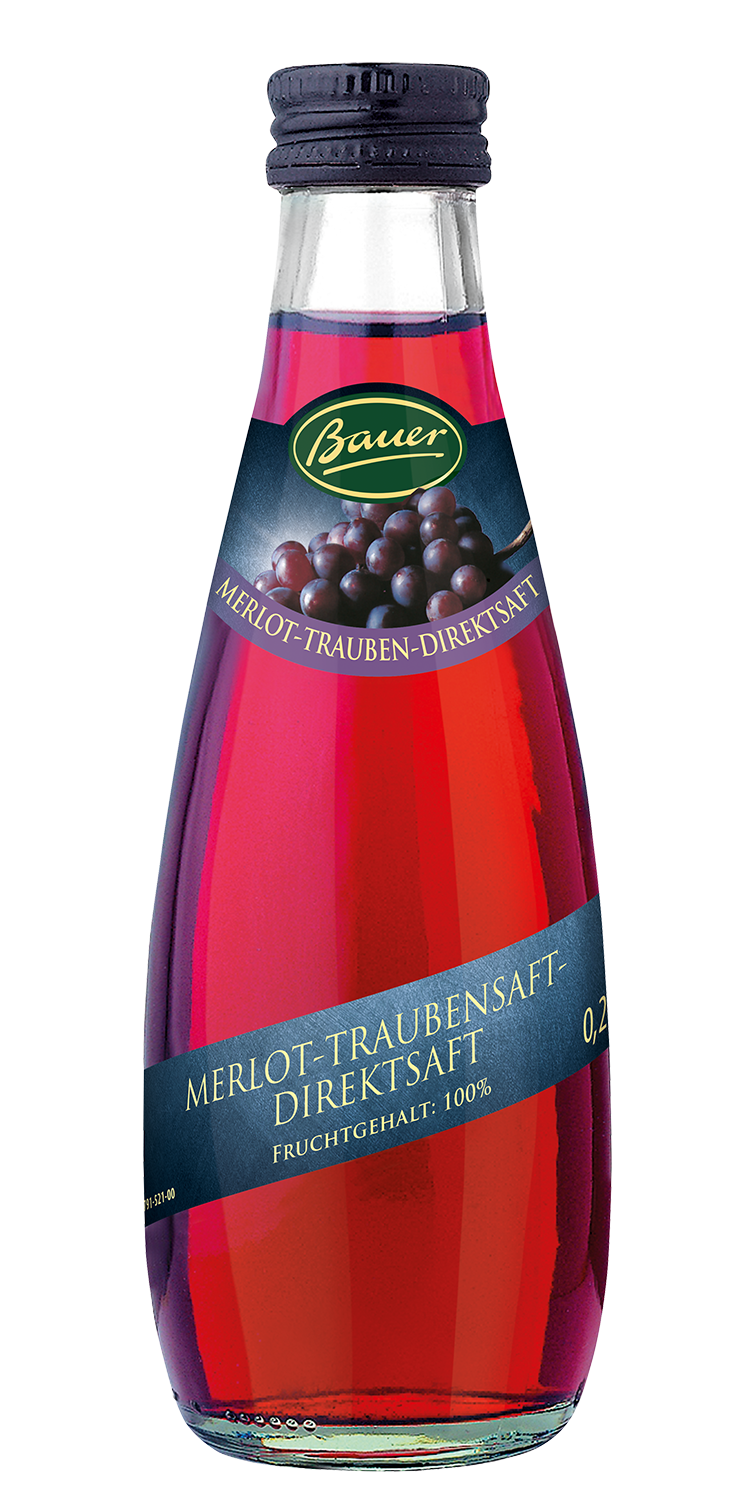 Bauer Merlot Traubensaft Gastro 